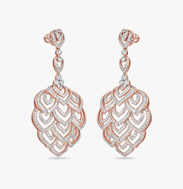 Verdant Splendour Diamond Dangle Earrings