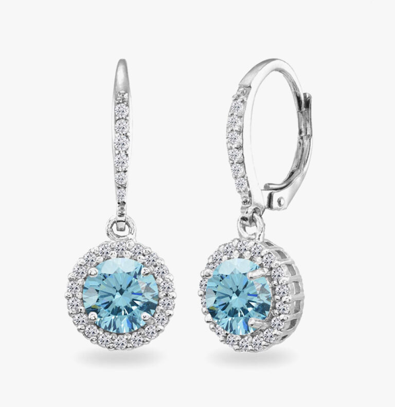 Diamond Yellow Gold 22kt Dangle Earring